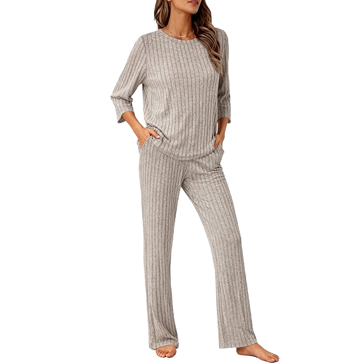 VRCÔMFY Womens 2 Piece Lounge Sets Pajamas Matching
